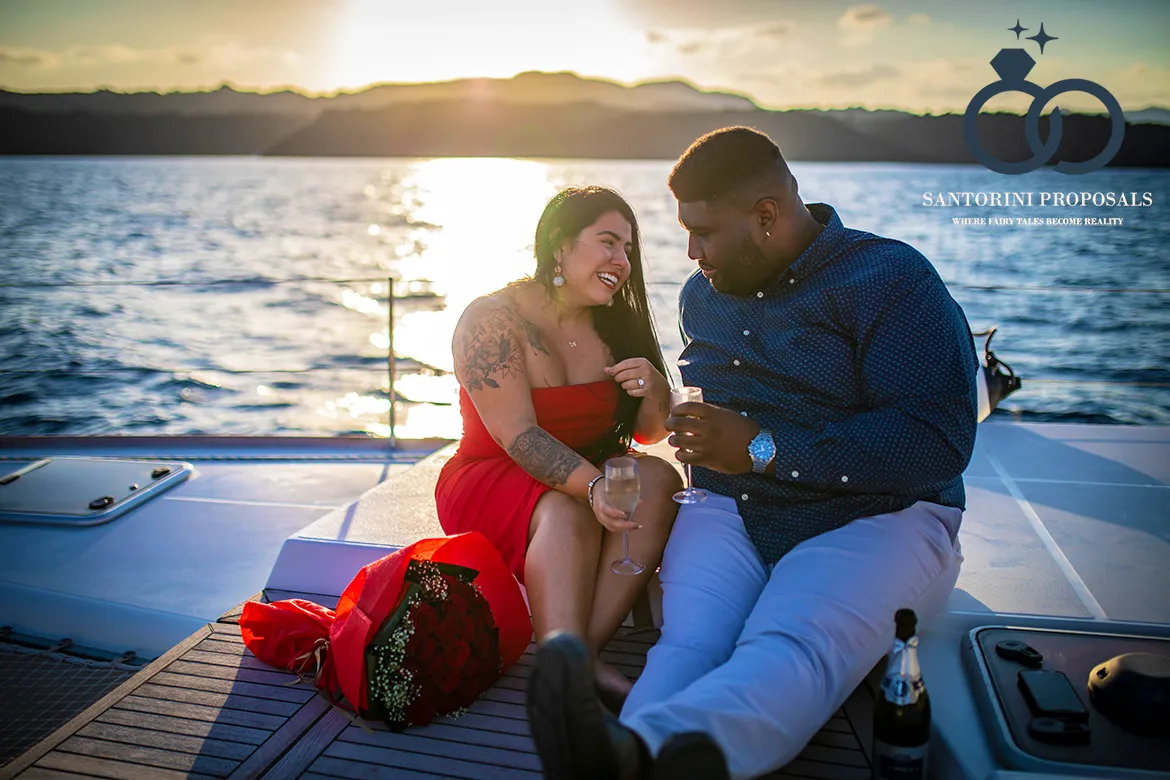 Catamaran Santorini proposal