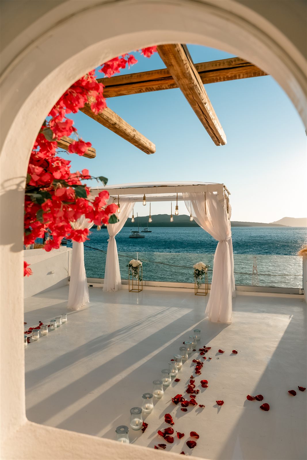 AION terrace sea view Santorini