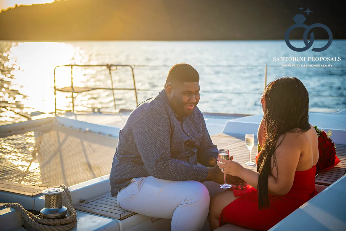 Boat Santorini proposal