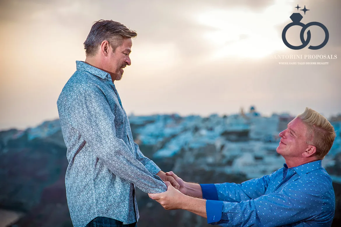 Gay Santorini proposal