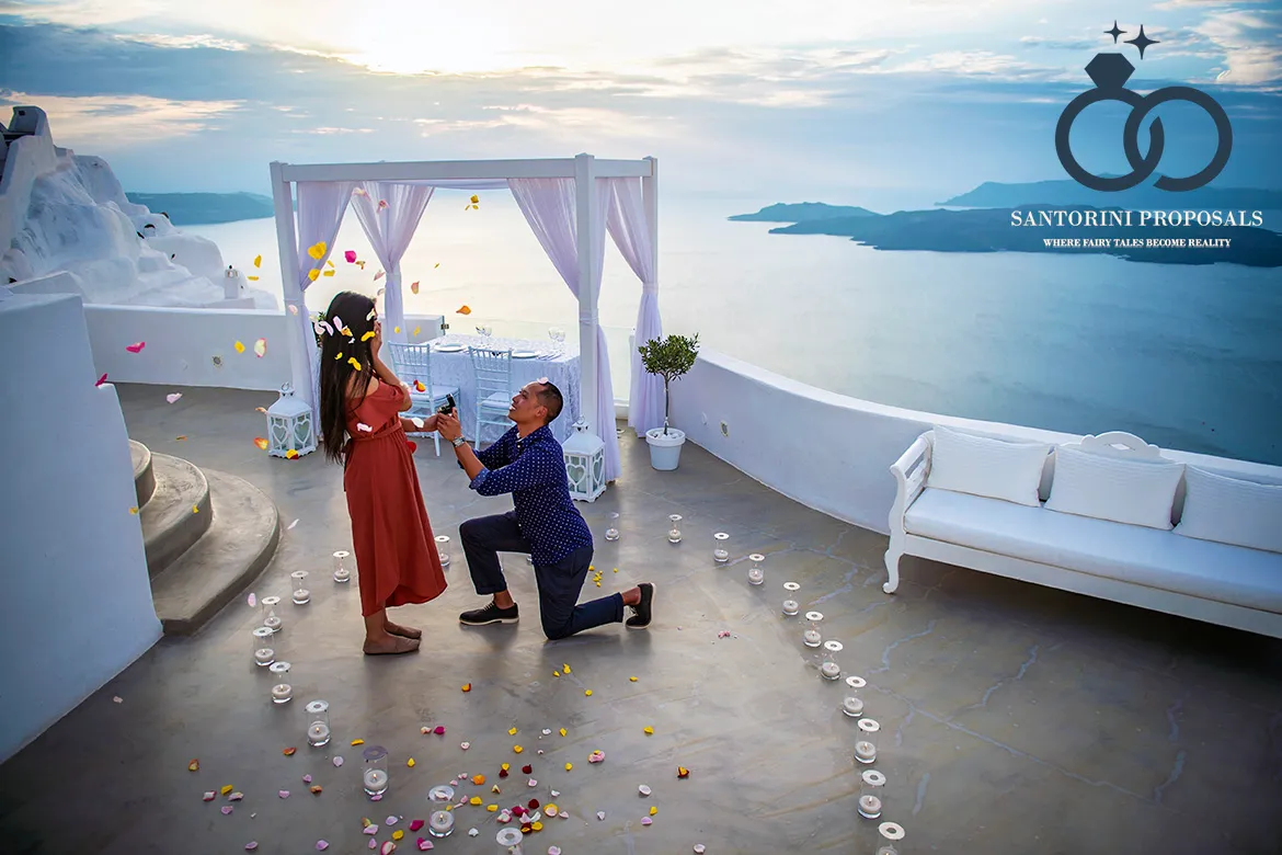 Proposal planners Santorini