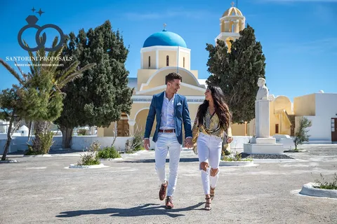 Mike and moriah Santorini proposal 1