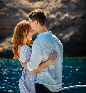 Santorini boat proposal