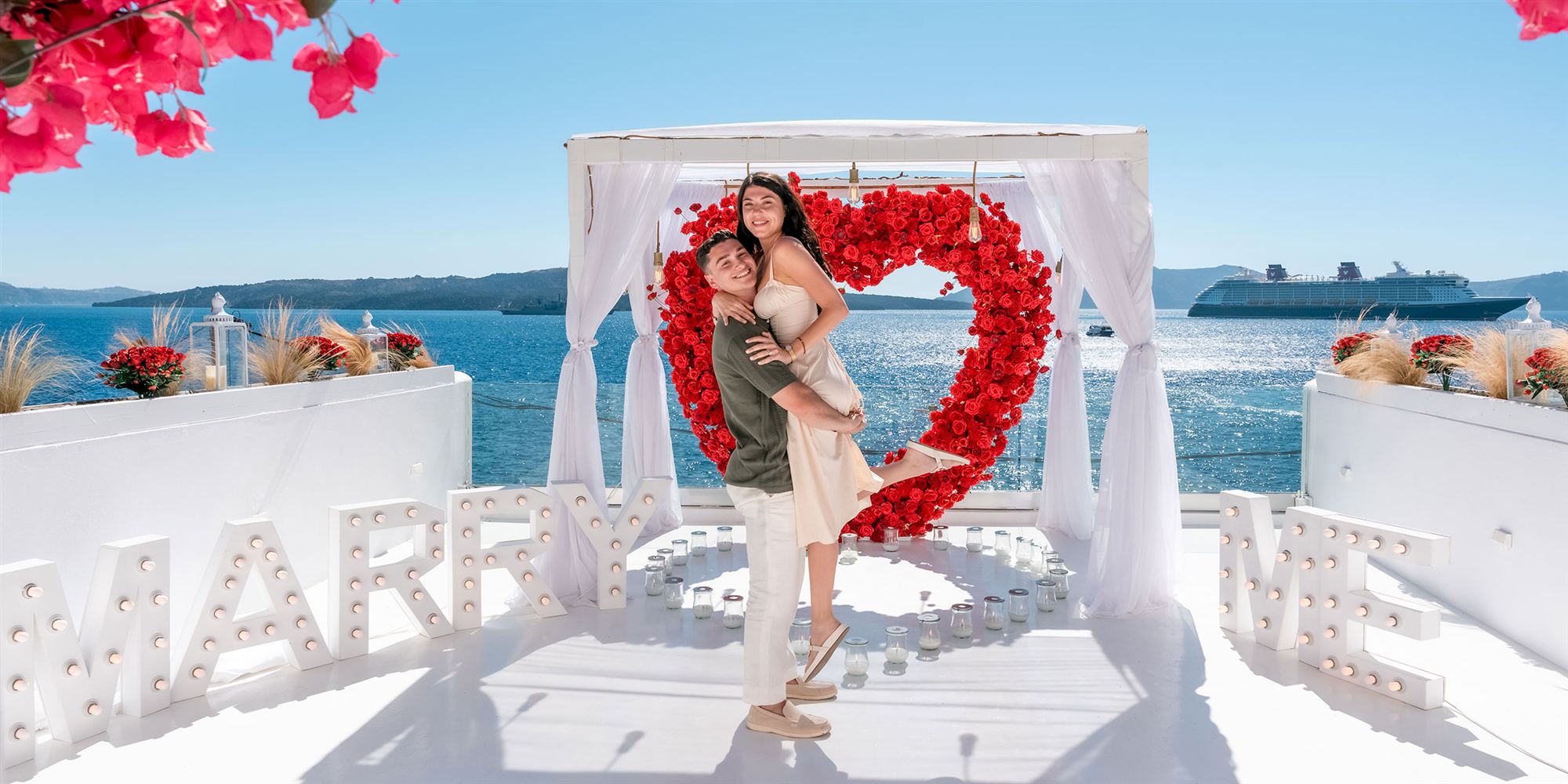Santorini proposal packages and prices overview